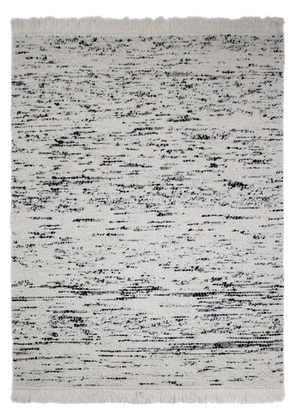 Sivi/boje slonovače ručno rađen vunen tepih 140x200 cm Ellsa – Flair Rugs