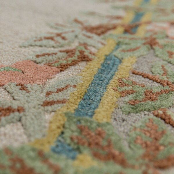 Ručno rađena vunena staza 80x300 cm Verona Floral – Flair Rugs