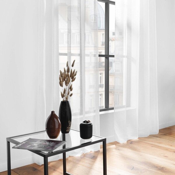 Bijela prozirna zavjesa od voila 140x240 cm Lissea – douceur d'intérieur