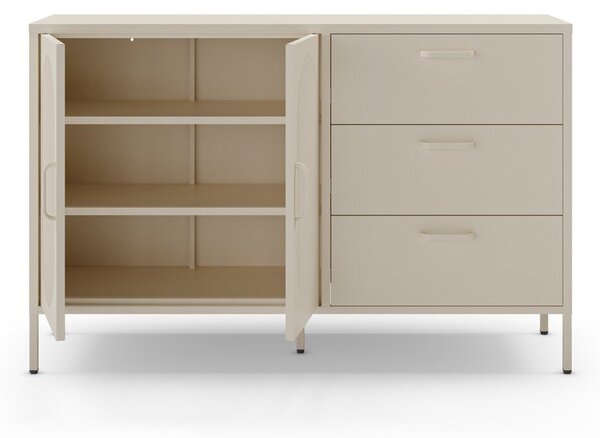 Krem komoda 140x90 cm Diora – Marckeric