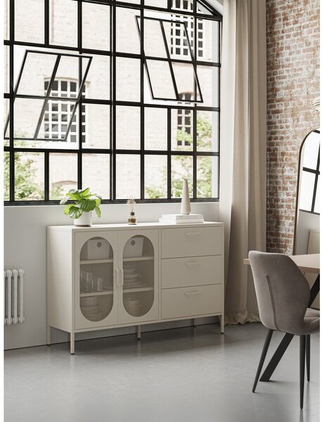 Krem komoda 140x90 cm Diora – Marckeric