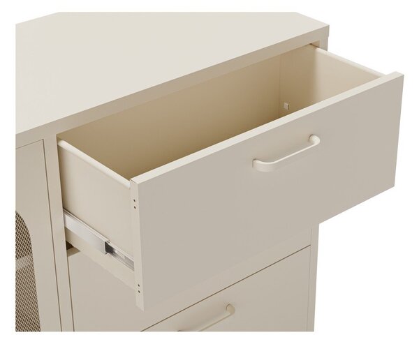 Krem komoda 140x90 cm Diora – Marckeric