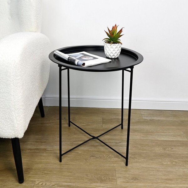 Metalni okrugao pomoćni stol ø 47 cm Hilmar – Yes Everyday