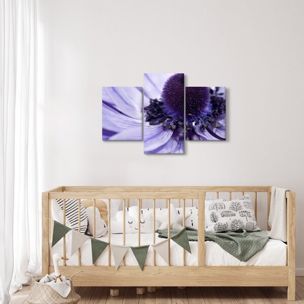 Slika - Ljubičasti cvijet (90x60 cm)