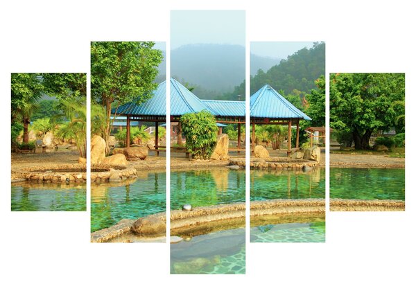 Slika - Shanghai hotel park (150x105 cm)