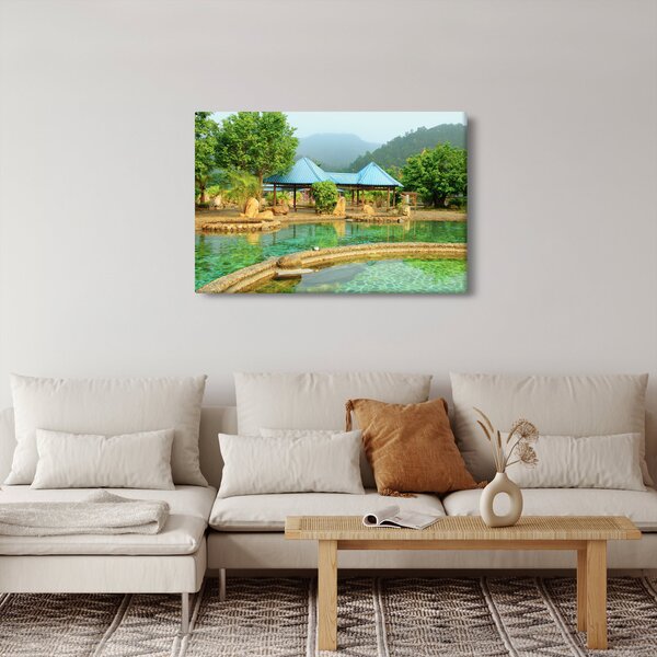 Slika - Shanghai hotel park (90x60 cm)