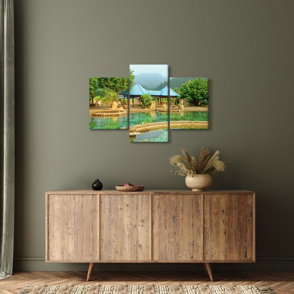 Slika - Shanghai hotel park (90x60 cm)