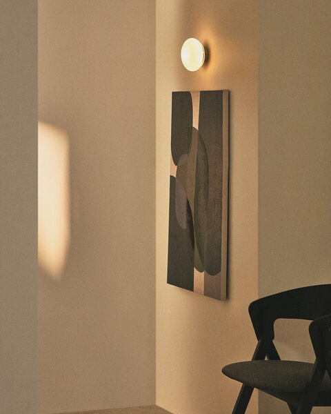 Bijela/u srebrnoj boji zidna lampa ø 15 cm Bamila – Kave Home
