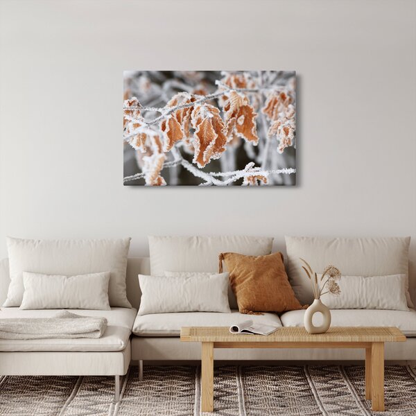 Slika - Smrznuto lišće (90x60 cm)