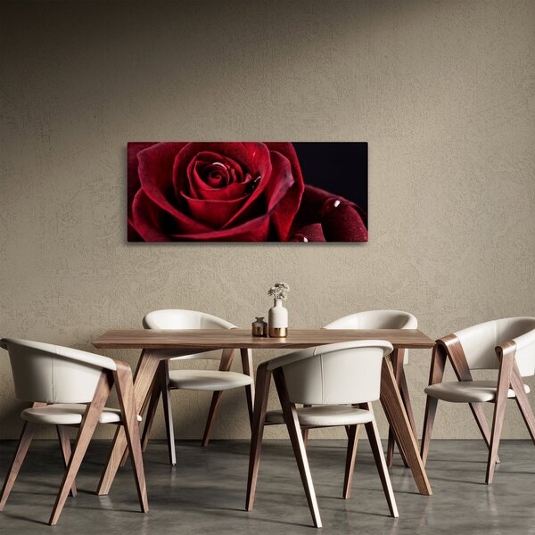 Slika - Crvena ruža (120x50 cm)