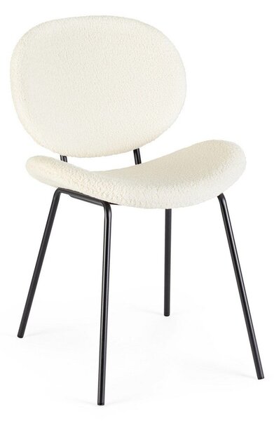 Bijela podstavljena blagovaonska stolica Maddie – Yes Everyday