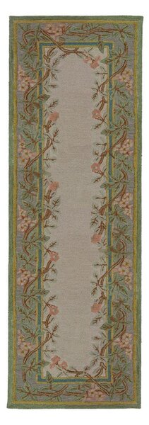Ručno rađena vunena staza 80x300 cm Verona Floral – Flair Rugs