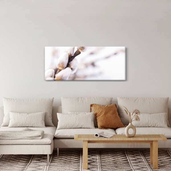 Slika - Grana s macicama vrbe ive (120x50 cm)