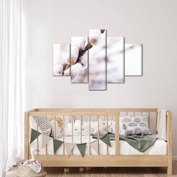 Slika - Grana s macicama vrbe ive (150x105 cm)