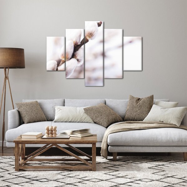 Slika - Grana s macicama vrbe ive (150x105 cm)