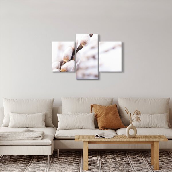 Slika - Grana s macicama vrbe ive (90x60 cm)