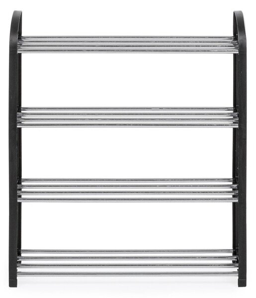 Crni plastični stalak za cipele 50,5x57x19 cm Hallfrid – Yes Everyday