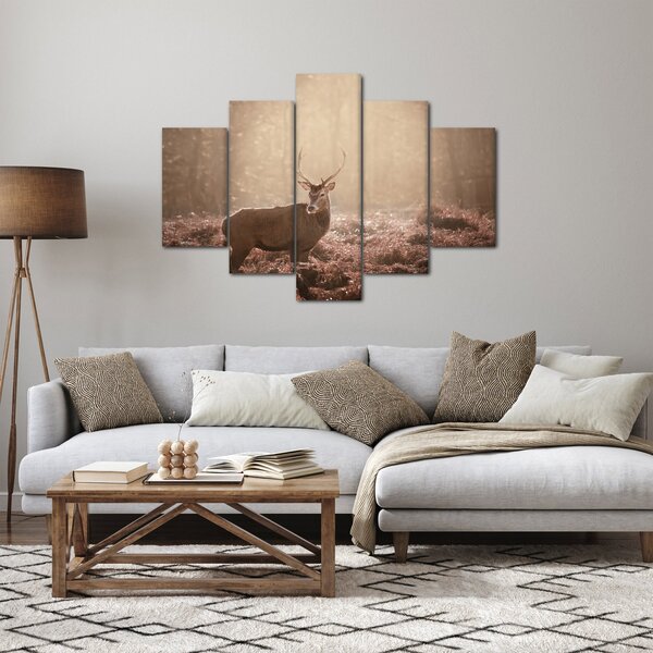Slika - Jelen u šumi (150x105 cm)