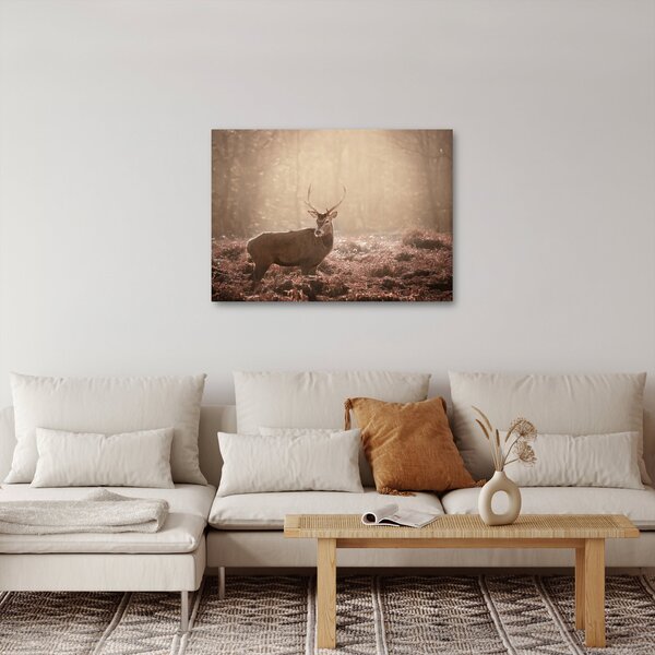 Slika - Jelen u šumi (70x50 cm)