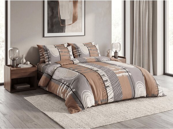 Poli-pamučna posteljina PINIA POLY siva Dimenzije posteljine: 70 x 90 cm | 140 x 200 cm