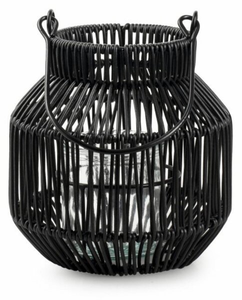 Metalna svjetiljka MAREN HALO 18,5 cm, crna