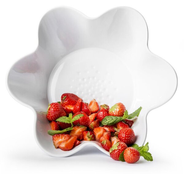 Keramička zdjela PICCADILLY FLORA Ø25,5 cm, bijela