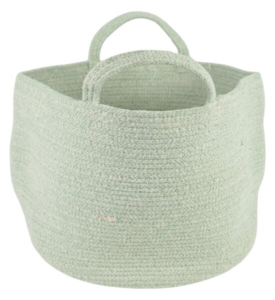 Košara za pohranu s ručkama COTTON HAVEN 35x35 cm - više boja Boja: Svijetlo zelena