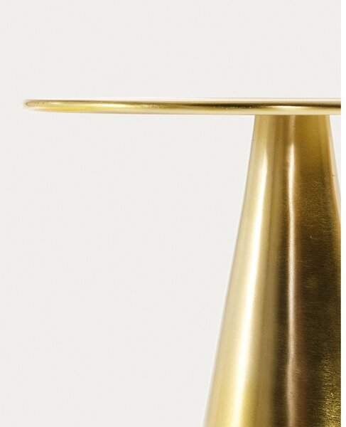 Okrugao pomoćni stol aluminijski ø 39 cm Rhet – Kave Home