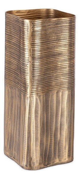 Metalna ručno izrađena vaza u zlatnoj boji (visina 31,5 cm) Reel – Bizzotto