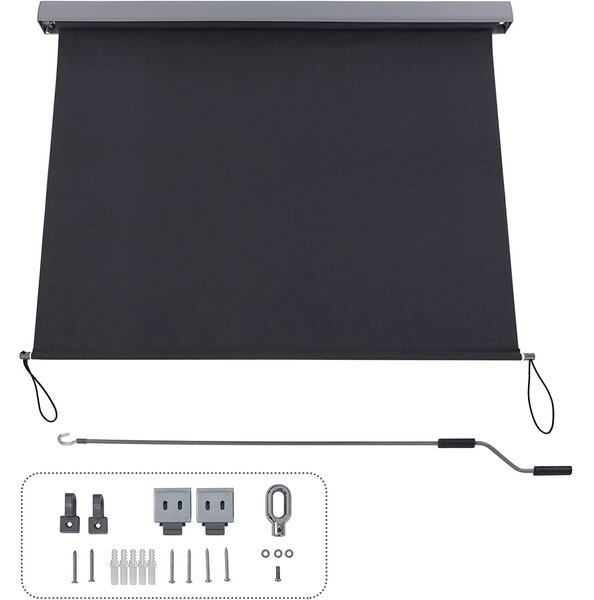 Vertikalna tenda 2,5 x 1,6 m (V x Š), sive boje