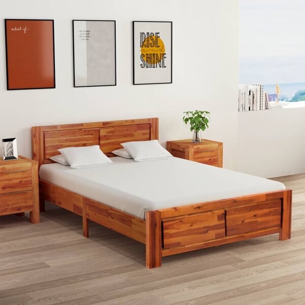 VidaXL Okvir za krevet od masivnog bagremovog drva 120 x 200 cm