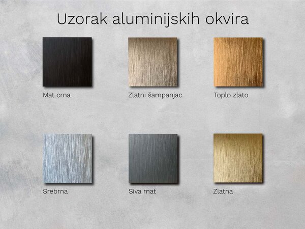 LED ogledalo s okvirom M3