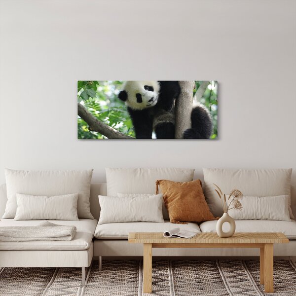 Slika - Panda na drvetu (120x50 cm)
