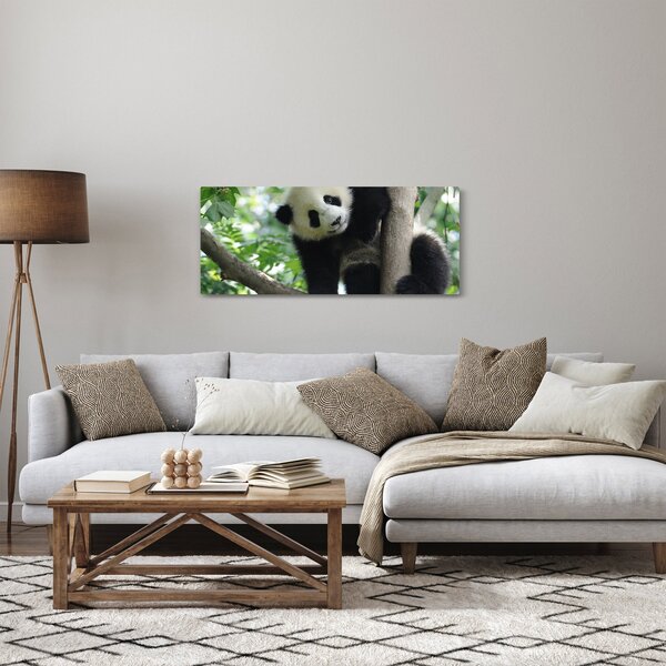 Slika - Panda na drvetu (120x50 cm)