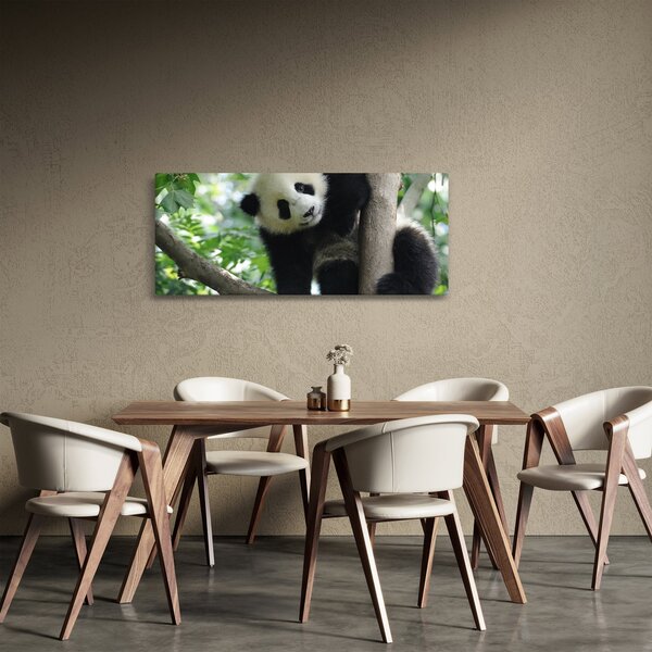 Slika - Panda na drvetu (120x50 cm)