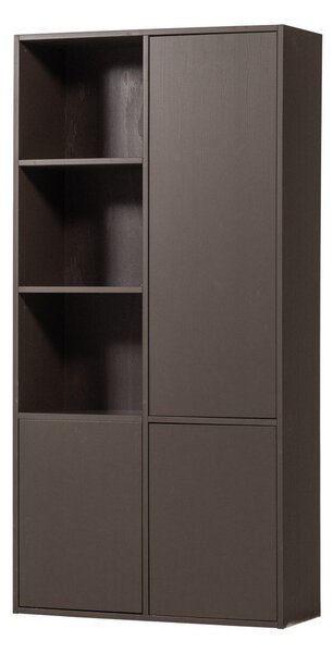 Tamno smeđa modularna škrinja za pohranu od masivnog bora 108x215 cm Meggy – WOOOD