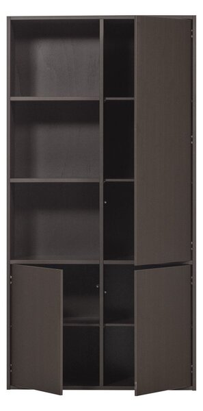 Tamno smeđa modularna škrinja za pohranu od masivnog bora 108x215 cm Meggy – WOOOD