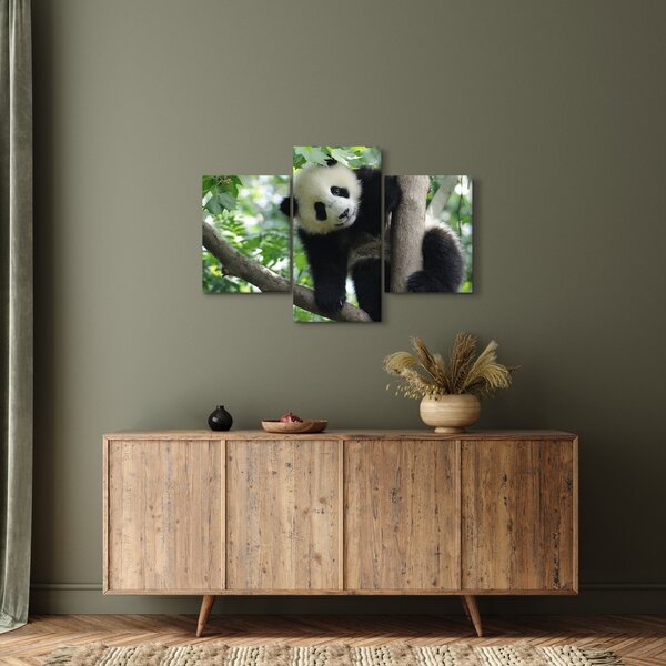 Slika - Panda na drvetu (90x60 cm)