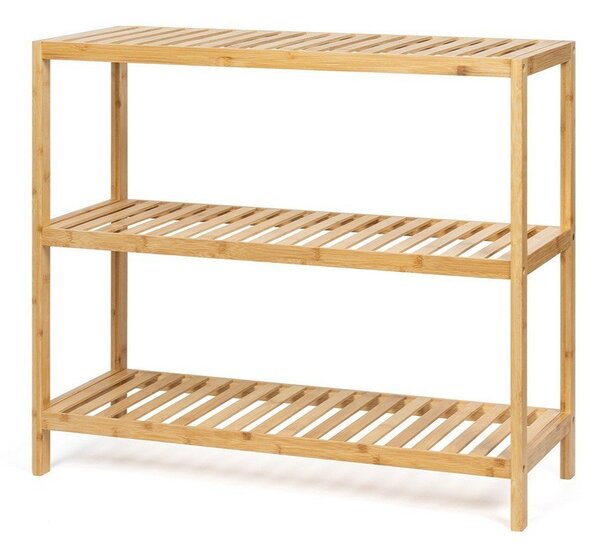 Od bambusa kupaonska polica u prirodnoj boji 69x60 cm Skaren – Bonami Essentials