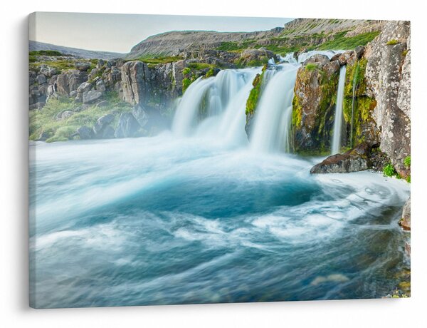Slika - Stijene sa slapovima (70x50 cm)