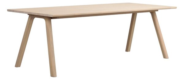 Proširiv blagovaonski stol od punog hrasta 95x220 cm Clapperton – Rowico