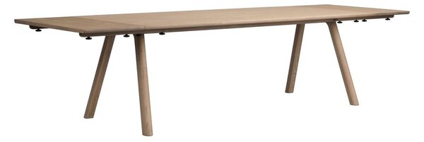 Proširiv blagovaonski stol od punog hrasta 95x220 cm Clapperton – Rowico