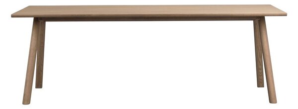 Proširiv blagovaonski stol od punog hrasta 95x220 cm Clapperton – Rowico