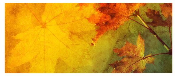 Slika - Jesenje lišće (120x50 cm)