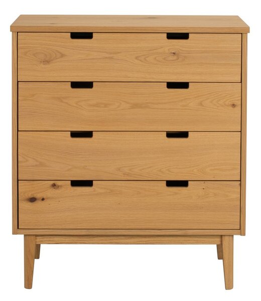 Komoda od punog hrasta u prirodnoj boji 75x85x38 cm Garrison – Rowico