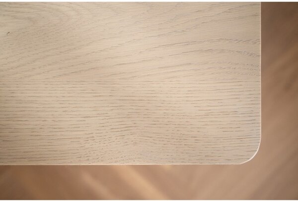 Komoda u dekoru hrasta u svijetloj prirodnoj boji 180x70x40 cm Melstone – Rowico