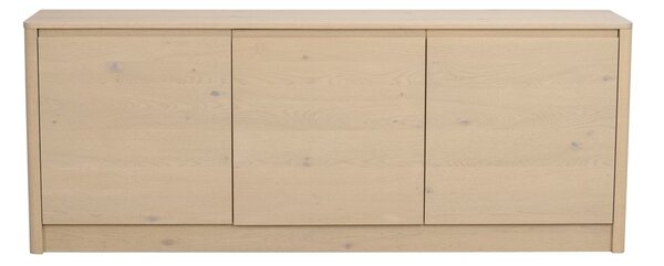 Komoda u dekoru hrasta u svijetloj prirodnoj boji 180x70x40 cm Melstone – Rowico