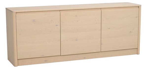 Komoda u dekoru hrasta u svijetloj prirodnoj boji 180x70x40 cm Melstone – Rowico