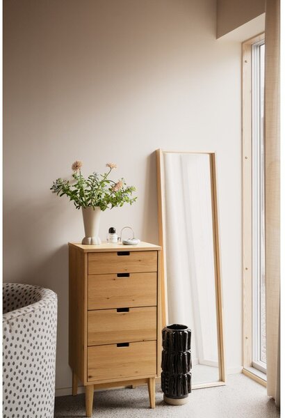 Komoda od punog hrasta u prirodnoj boji 45x92x38 cm Garrison – Rowico