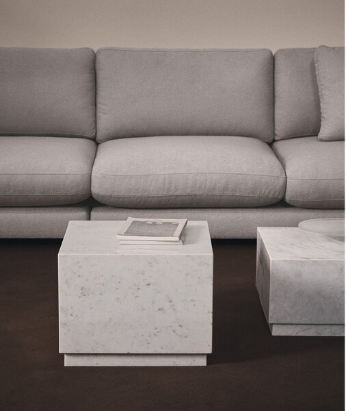Mramorni pomoćni stol 40x40 cm Sorein – Kave Home